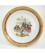 Vintage Limoges France Wall Plate Horse Carriage Apple Seller on Road Gi... - £18.46 GBP