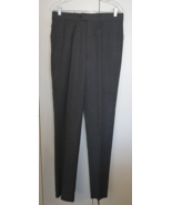 CORBIN KOOLAKIAN &amp; MANRO SYRACUSE MENS GRAY PLEATED UNHEMMED DRESS PANTS... - $44.27 CAD