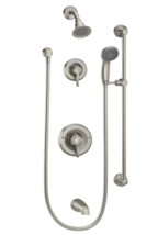 Moen T8343EP15CBN Posi-Temp Pressure Balanced Tub Shower Trim - Brushed ... - £218.00 GBP