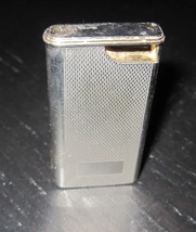 Vintage ADMERIAL Silver Tone Engravable Luxury Gas Butane Lighter Made in JAPAN - £15.97 GBP