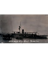 HISTORIC  PHOTO; GERMAN GUN BOAT &quot;TSINGTAU&quot;; CANTON RIVER; CHINA; CIRCA ... - £11.80 GBP