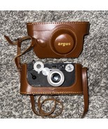 Argus C3 &quot;Brick&quot; Vintage Rangefinder 35mm Camera w/ Leather Case Untested - €46,24 EUR