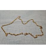 Monet Thick/Chunky Chain Necklace, Gold Tone/Clasp Close, 30&#39;&#39;, Vintage  - $330.01 MXN