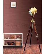 NauticalMart Royal Nautical Antique Brass Searchlight W/Tripod Floor Lam... - $3,750.75 MXN