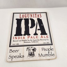 Lagunitas Brewing IPA Wooden Beer Sign Petaluma California Fence Panel - $48.37