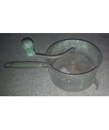 Vintage Primitive Steel Hand Crank Food Mill  - £20.72 GBP