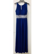 R and M Richards- Indigo Blue Dress with Beads- Women&#39;s Size 6~DISCOUNTED - $33.56