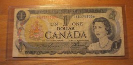 1973 Canada $1.00 Paper Note - Lawson - Bouey - £7.01 GBP