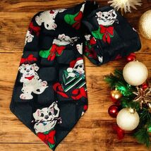 Addiction Dogs  Dalmatians Puppies Dogs Black Christmas Holiday Men’s Ne... - $11.87