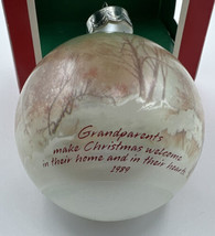 Ornament Christmas Hallmark Keepsake Grandparents 1989 QX273-2 Vintage - £8.13 GBP