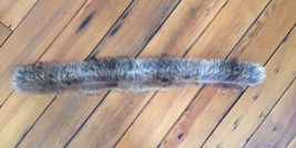 Vintage Antique Genuine Coyote Fur Collar w/ Snaps Wrap Scarf for Coat - $125.00