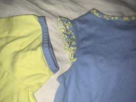 Hanna Andersson Blue Yellow Tunic Tee with  Graphic Girls Size 100 cm/ 4T - $16.82