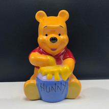 WINNIE THE POOH BANK Christopher Robin figurine statue disney hunny pot honey - $39.55