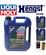Oil Change Kit w/LIQUIMOLY 10W-60 + Hengst Filter E202H01D34 BMW M5 00-0... - $2,653.46 MXN