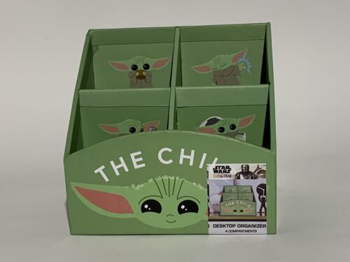 NEW Star Wars Mandalorian The Child Baby Yoda 4 Compartments Desk Organizer - $7.99