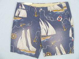 NEW! NWT! Polo Ralph Lauren Shorts!  40  *Awesome Huge Sailing Nautical Print* - £54.87 GBP