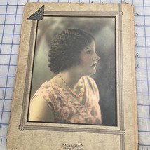 Antique Photo Colorized 1920s Or 30s Maybe Date Unknown - $220.32 MXN