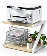 HUANUO Printer Stand, Desktop Stand for Printer, Light Wood - $409.99 MXN