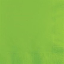 Lime Green 3-Ply Dinner Paper Napkins 25 Pack Tableware Decorations Supplies - £8.75 GBP