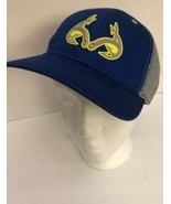 Q3 Hat Realtree Logo Blue with Gray Mesh Back Fishing Cap RARE NEW - $1,006.98 MXN