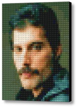 Queen Freddie Mercury Lego Framed Mosaic Limited Edition Numbered Art Print - £15.01 GBP