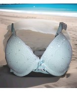 New Hers by Herman Mint Green &amp; White Bra Pushup Lightly line size 34C - $154.64 MXN
