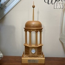 Vintage Wood Clock Bethlehem Central Moravian Church 250th Anniversary 1992 - £78.34 GBP