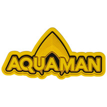DC Comics Aquaman Text Soft Magnet Yellow - £8.63 GBP