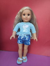 American Girl Doll 18 Julie Albright Be forever Long Blonde Hair ,Brown Eyes - £36.25 GBP
