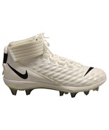 Nike Force Savage Pro 2 Football Cleats Mens US 9 White Black Lace Up AH... - $89.79