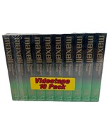 New Maxell Premium Grade T-160 VHS Tape Videotape Videocassette 10 Pack ... - $49.49