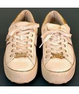 Juicy Couture White Gold Platform Sneakers Women&#39;s 6.5M JC-Closer WJ03338W - $19.99
