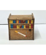Vintage Wooden CIGARETTE DISPENSER With POP UP DOG , Japan pre owned wor... - $30.00