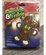 MAKIT AND BAKIT CHRISTMAS GINGERBREAD ORNAMENT STAINED GLASS NEW - £9.24 GBP
