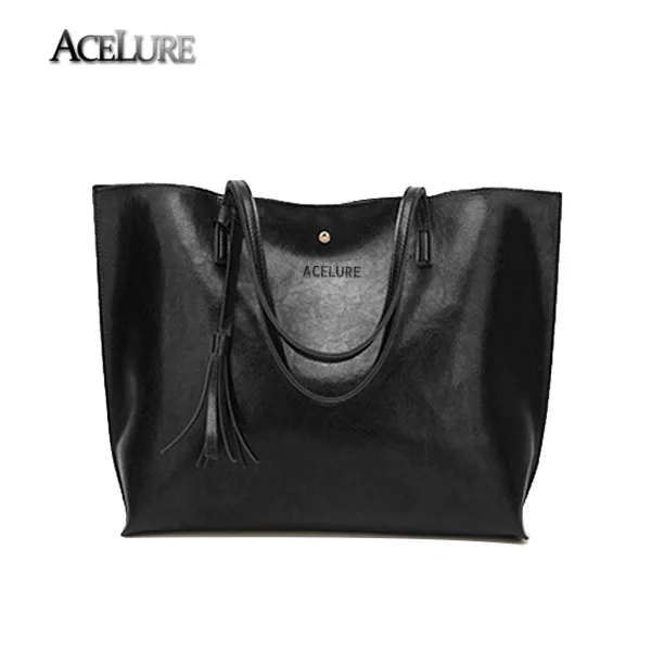 Winter Women Bag Tassel Handbags Large Capacity Women Shouilder Bag Ladies Hasp  - £22.70 GBP