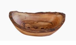 Soap Dish Olive Wood Soap Bowl 5 to 6 inches Long With 3 Holes Made in Germany - £12.49 GBP