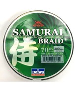 Daiwa Samurai Braid Fishing Line Lo-Vis Green 70 lb. 300 yds Fresh or Sa... - €42,31 EUR