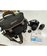 Vintage MINOLTA Maxxum Dynax 3xi Camera Extra Zoom Lens and Camera Bag - $1,069.13 MXN
