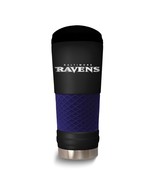 NFL Baltimore Ravens 24 Oz. Stainless Steel Silicone Grip Tumbler with Lid - $65.35 CAD