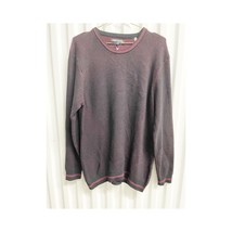 Vince Camuto Pullover Sweater Men&#39;s Size XL Burgundy Long Sleeve Crew Neck - £18.97 GBP
