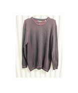 Vince Camuto Pullover Sweater Men&#39;s Size XL Burgundy Long Sleeve Crew Neck - £18.67 GBP