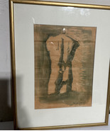 Bare Back Art Painting  Signed ByMania Bowls 1996￼ Framed - $247.50
