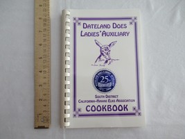 Vintage Cookbook Recipes Spiral Bound Dateland Does Ladies Auxiliary 25t... - £15.14 GBP