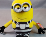 Ty Beanie Baby Minion Jail Time Tom Despicable Me 3 Plush 6 in Prison Re... - £7.78 GBP