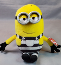 Ty Beanie Baby Minion Jail Time Tom Despicable Me 3 Plush 6 in Prison Re... - £7.74 GBP