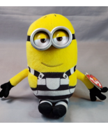 Ty Beanie Baby Minion Jail Time Tom Despicable Me 3 Plush 6 in Prison Re... - £7.84 GBP