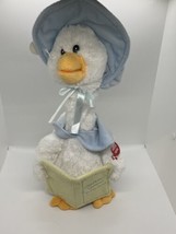 Cuddle Barn Talking Mother Goose Plush Animated Recites Nursery Rhymes Tested - £9.30 GBP