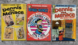 VINTAGE LOT of 3 Dennis the Menace Comic Books [1967-1979] Bicentennial ... - $15.86