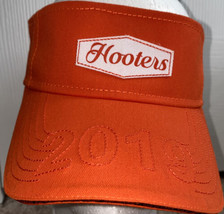 Hooters The Owls Nest Visor Hat Strapback Cotton Adjustable Orange - $10.00