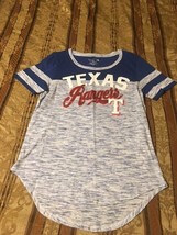 Women&#39;s Texas Rangers Shirt--Size M--Blue - £6.29 GBP